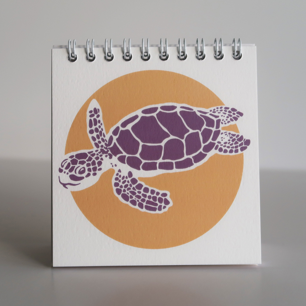 Vektor-Illustration einer Meeresschildkröte