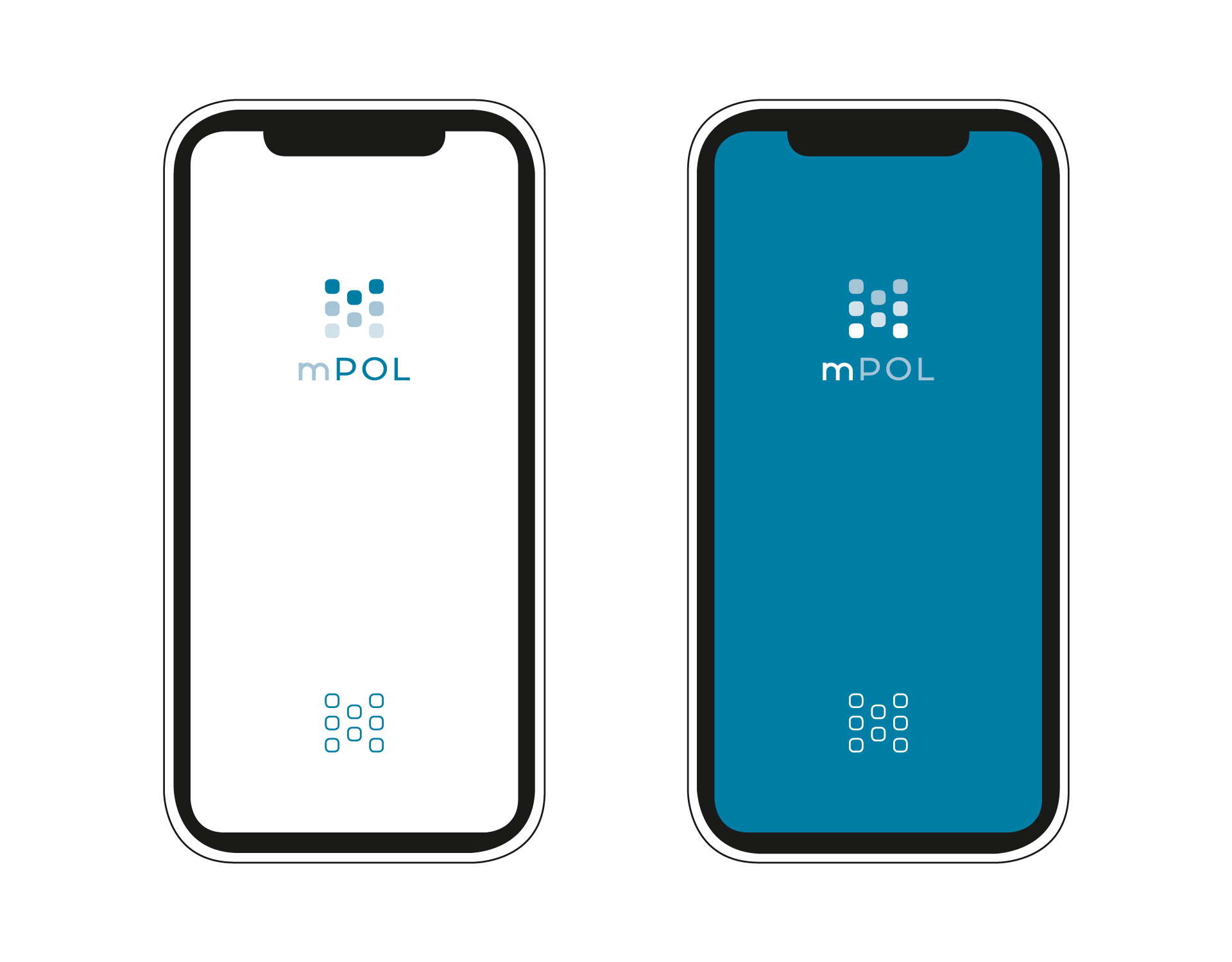 mPOL Logo-Design für mobiles Werkzeug für die Polizei des Landes Mecklenburg-Vorpommern im Streifendienst