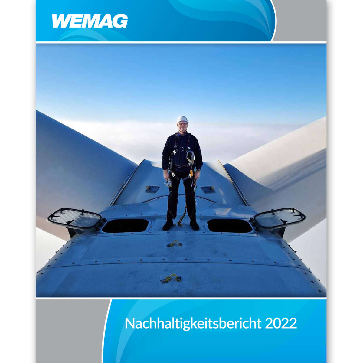 Gestaltung und Satz des Nachhaltigkeitsberichts 2022 der WEMAG AG